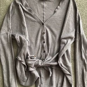 UO JOJO oversized button up sweater